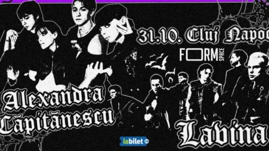 Alexandra Căpitănescu Cluj - Alexandra Căpitănescu cântă la Cluj alături de trupa Lavina