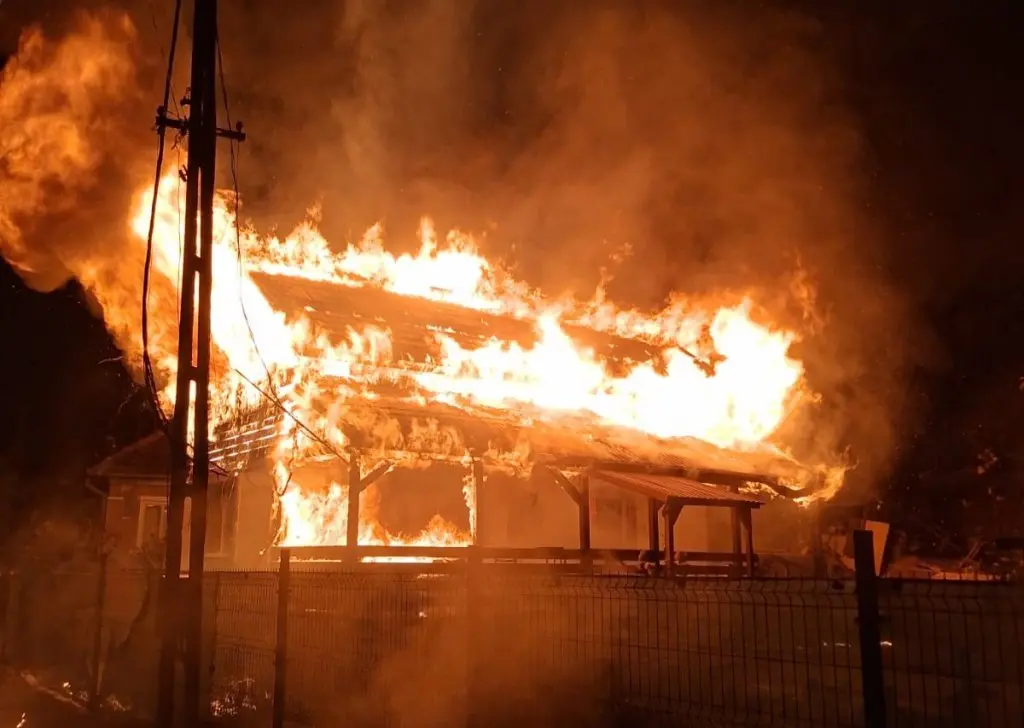 Incendiu Aghireșu: casa unei asociații de câini a ars