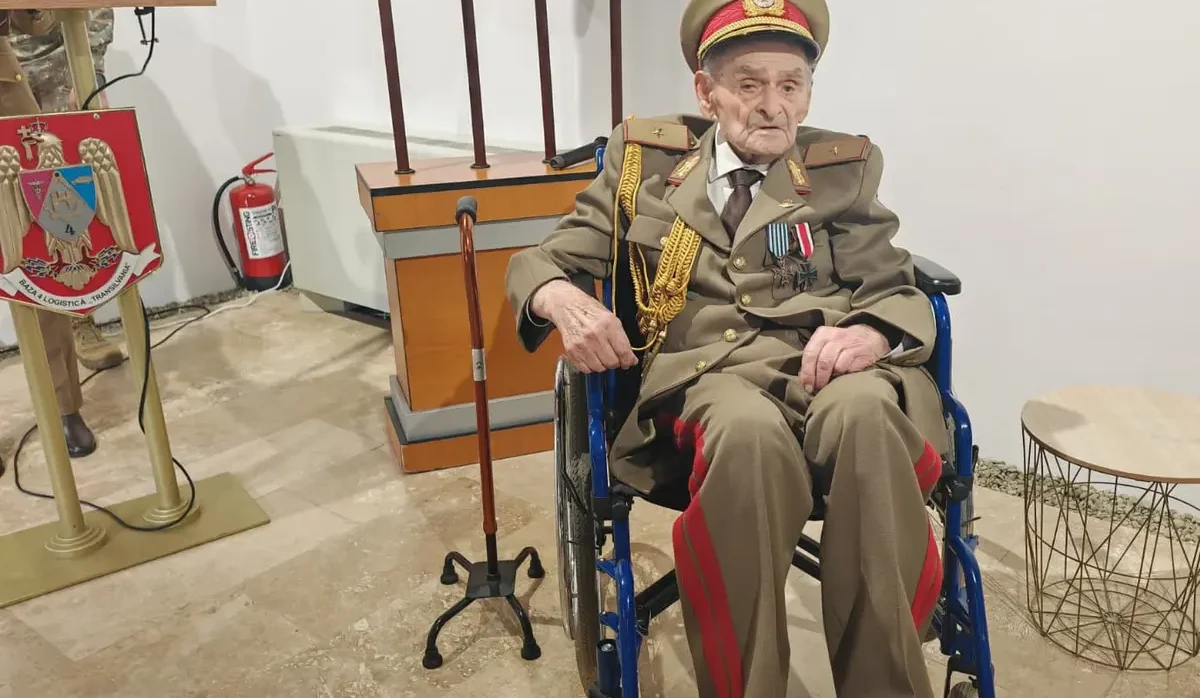 Iosif Rus Gherla - Iosif Rus din Gherla a împlinit 111 ani, cel mai vârstnic român