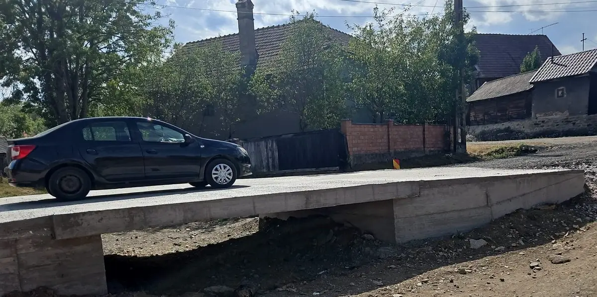 pod Păniceni Căpușu Mare - Pod Păniceni, în Căpușu Mare: investiție de 330.000 de lei