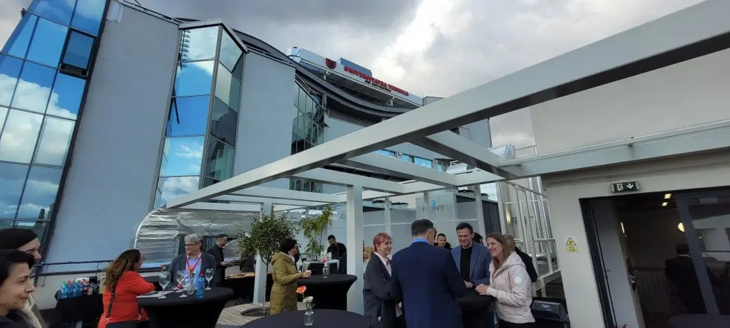 Read more about the article Terasa sudică a hub-ului UTCN, inaugurată de studenți la Cluj