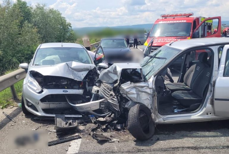 Accident Apahida 4 auto avariate
