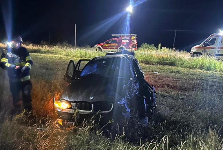 Accident BMW 3 tineri Babutiu