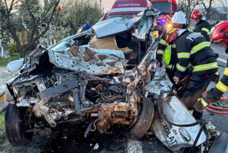 Accident intre Dej si Beclean