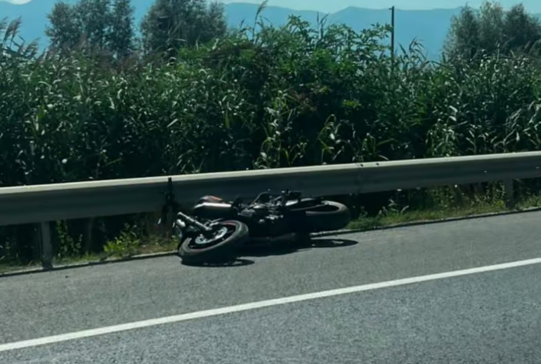 Accident mortal motociclist DN1 Avrig