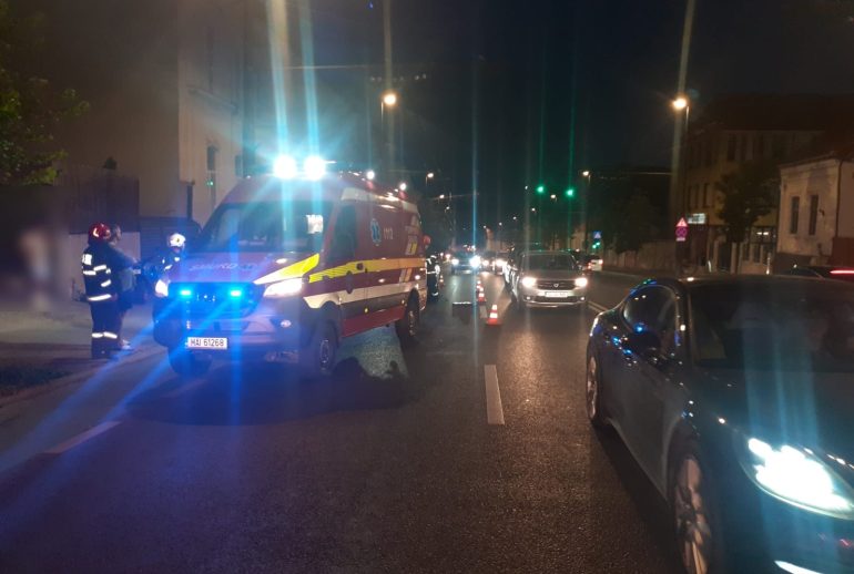 Accident motocicleta Calea Manastur