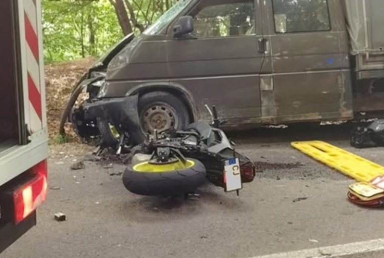 Accident motocicleta Faget - Salicea