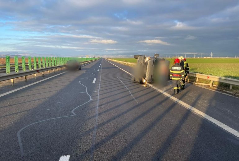 Accident pe Autostrada Transilvania