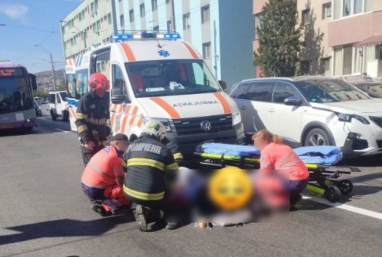 Accident rutier Bulevardul Muncii