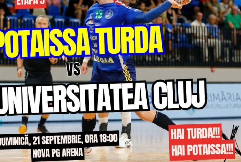Afis meci handbal Potaisa Turda U Cluj
