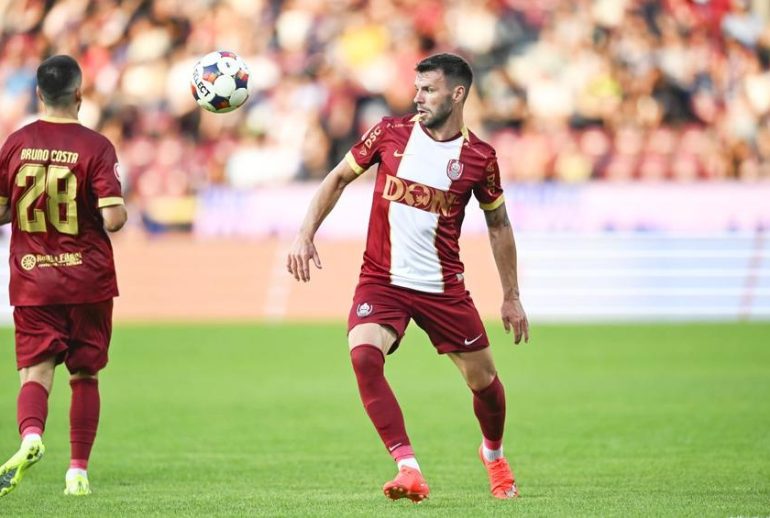 CFR Cluj Vs. FC Voluntari - Romanian Superliga Andrei Cordea is in action during the round 2 of the Romania Superliga match between CFR 1907 Cluj and FC Voluntari at Dr. Constantin Radulescu stadium in Cluj-Napoca, Romania, on July 27, 2026. Cluj-Napoca Romania PUBLICATIONxNOTxINxFRA Copyright: xFlaviuxBuboix originalFilename:buboi-notitle260727_npIXY.jpg