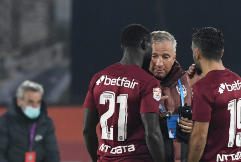 Dan Petrescu CFR Cluj Nana Boateng