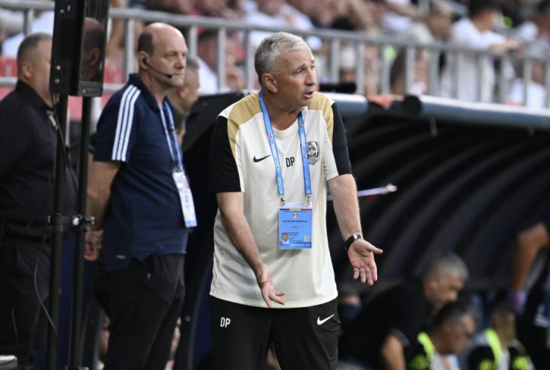 Dan Petrescu meci CFR Cluj vs Paksi