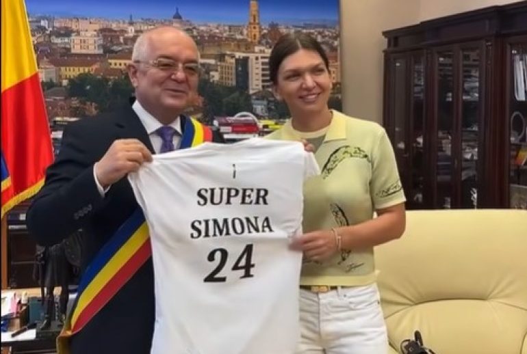 Emil Boc si Simona Halep
