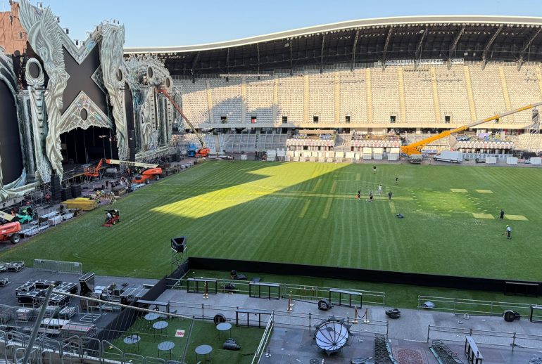 Gazon Cluj Arena dupa Untold