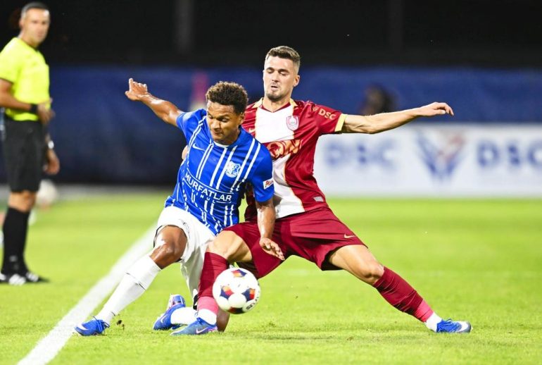 ROU, Cluj-Napoca: CFR Cluj goes against Farul Constanta The match counting for the 8th round of Romania Superliga Regular Season was disputed on September 4th 2026 on Dr. Constantin Radulescu Stadium Copyright: xAncaxTepeix