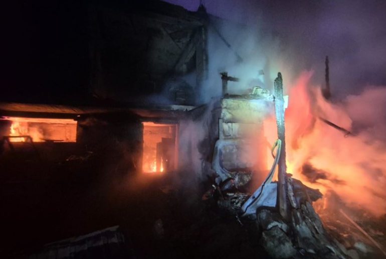 Incendiu casa Palatca