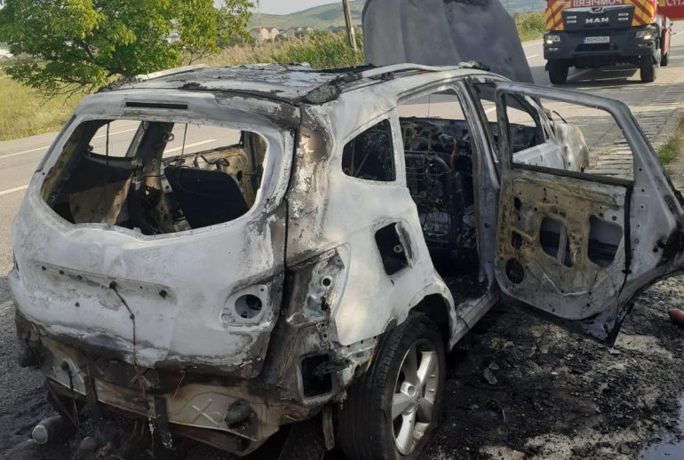 Incendiu masina Gherla