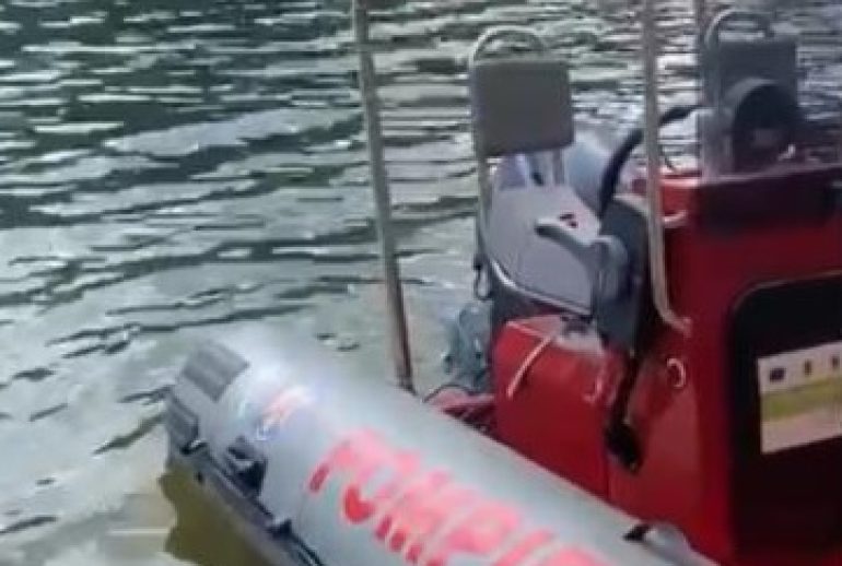 Interventie pompieri lacul Tarnita