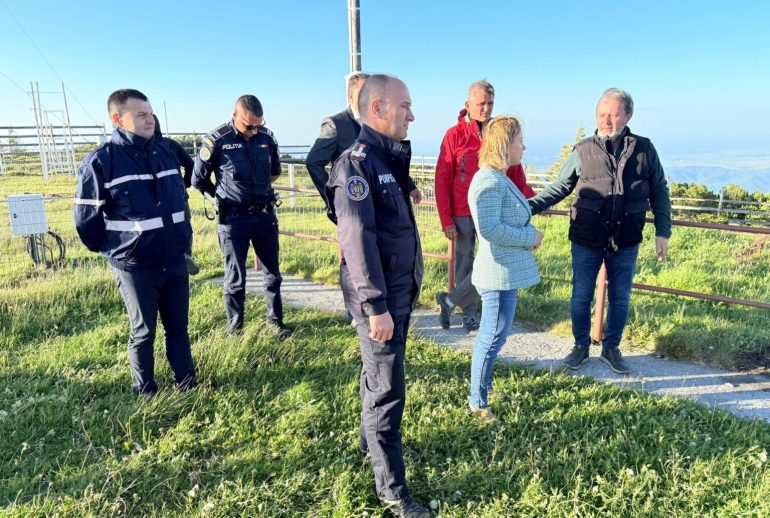 Maria Forna la statia meteo Vladeasa