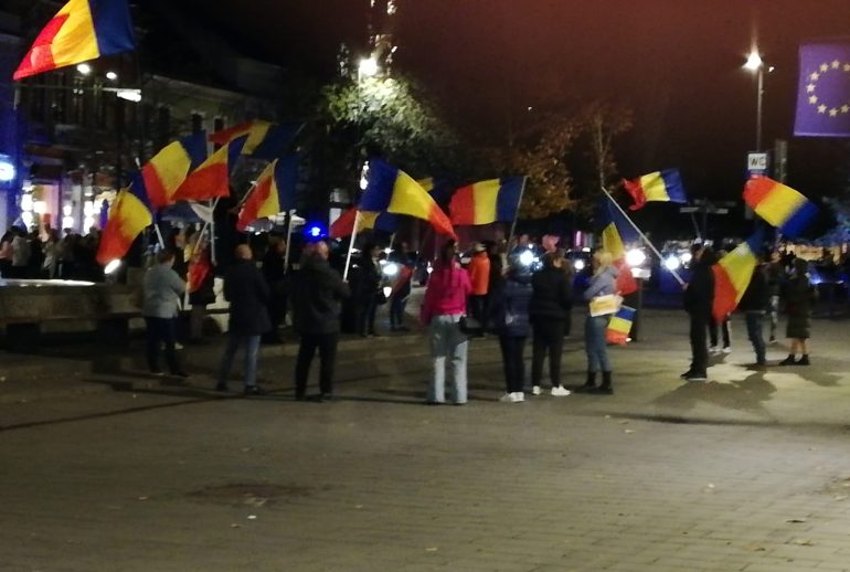 Miting pro Georgescu Cluj