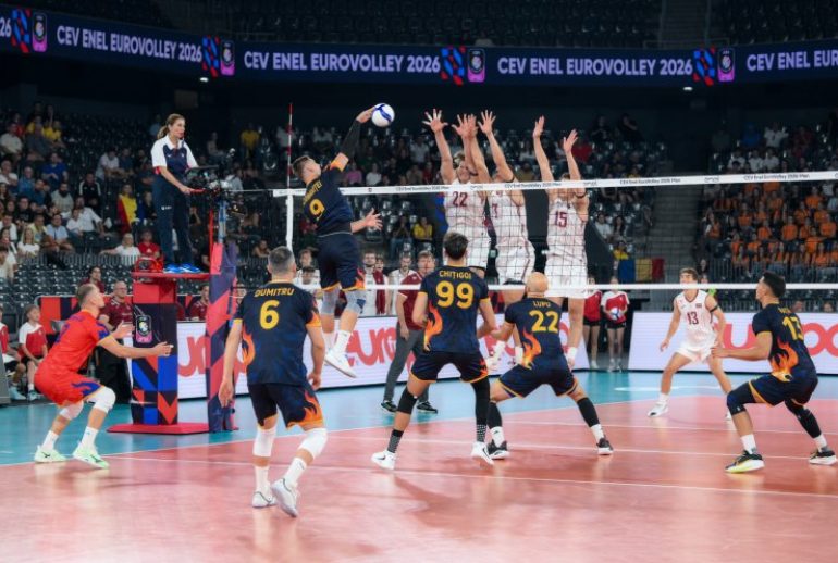 Romania - Elvetia volei masculina BTarena-1