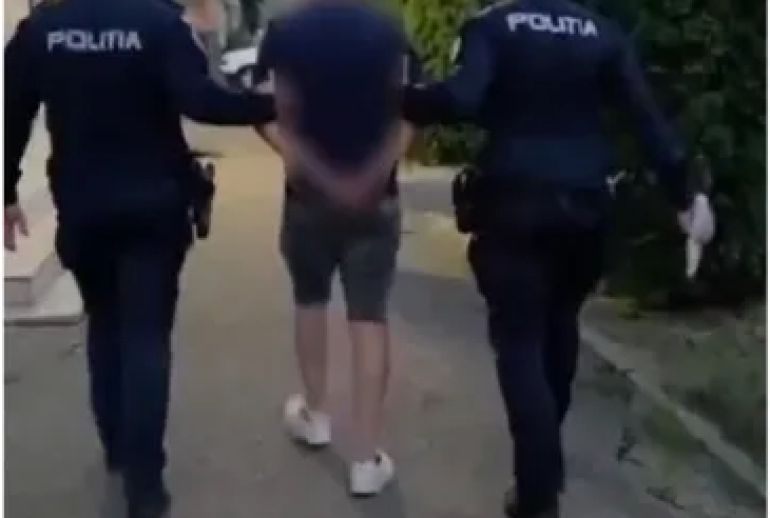 Tanar beat la volan retinut de politisti