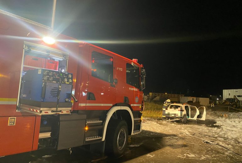 aeroport incendiu