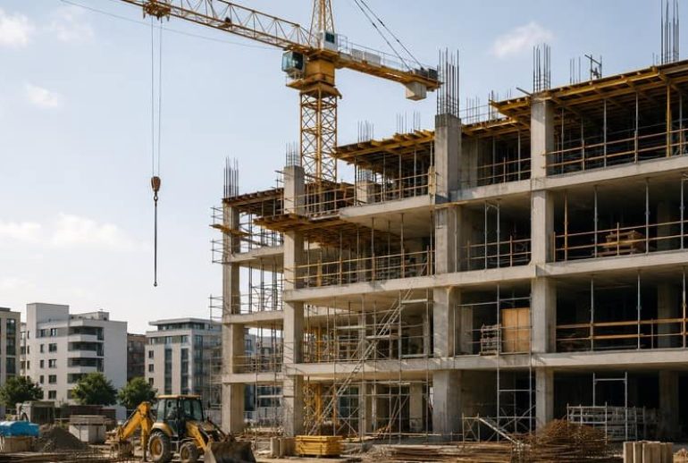 Autorizații construcții Cluj: creștere de 12% în august