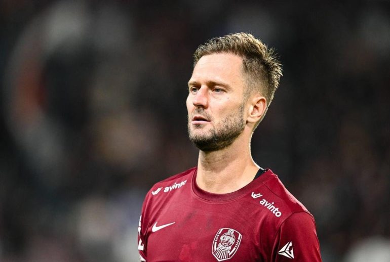 CFR Cluj v SC Braga - Europa League, Third Qualifying Round, 1st Leg Damjan Djokovic plays during the match between CFR 1907 Cluj ROU and S.C Braga PRT in Cluj-Napoca, Romania, on August 7, 2025, at the Dr Constantin Radulescu Stadium Cluj-Napoca Romania PUBLICATIONxNOTxINxFRA Copyright: xFlaviuxBuboix originalFilename:buboi-notitle250807_npDKR.jpg