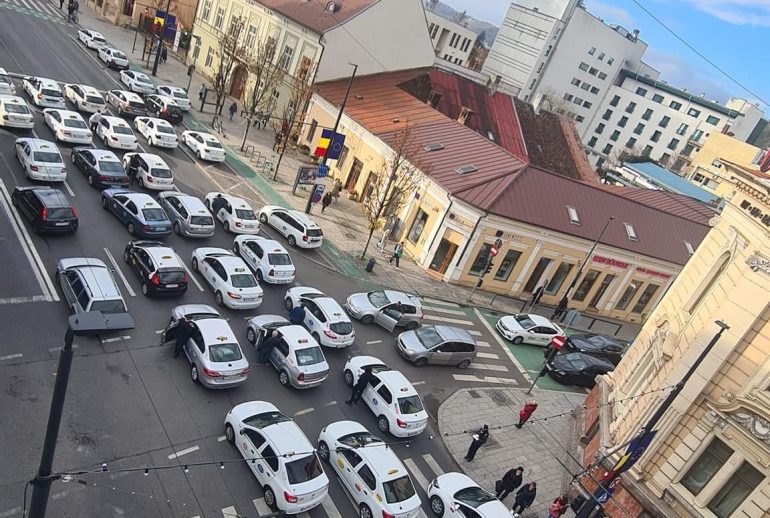 protest-taxi